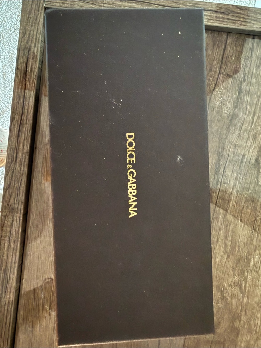 Dolce & Gabbana Black with Gold Logo Gift Box